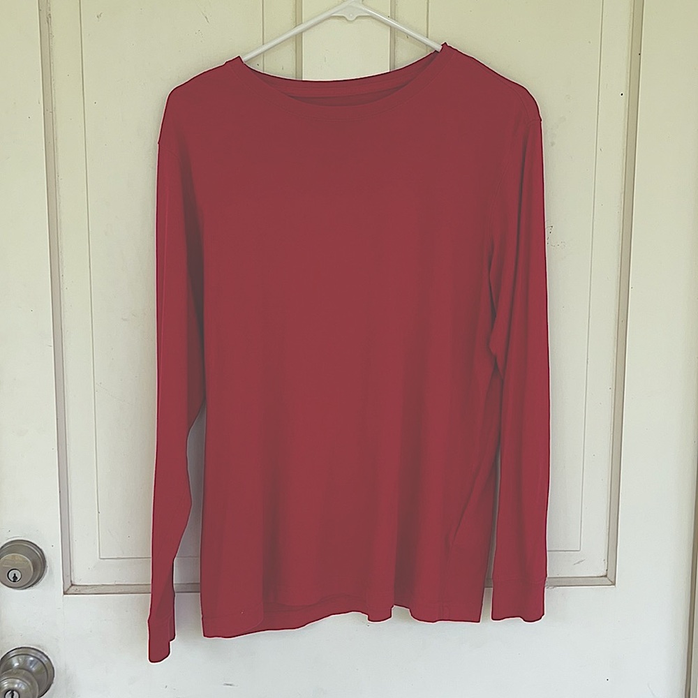 Land’s End 100% Cotton Red Longsleeve
